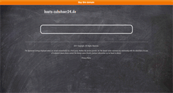 Desktop Screenshot of boots-zubehoer24.de